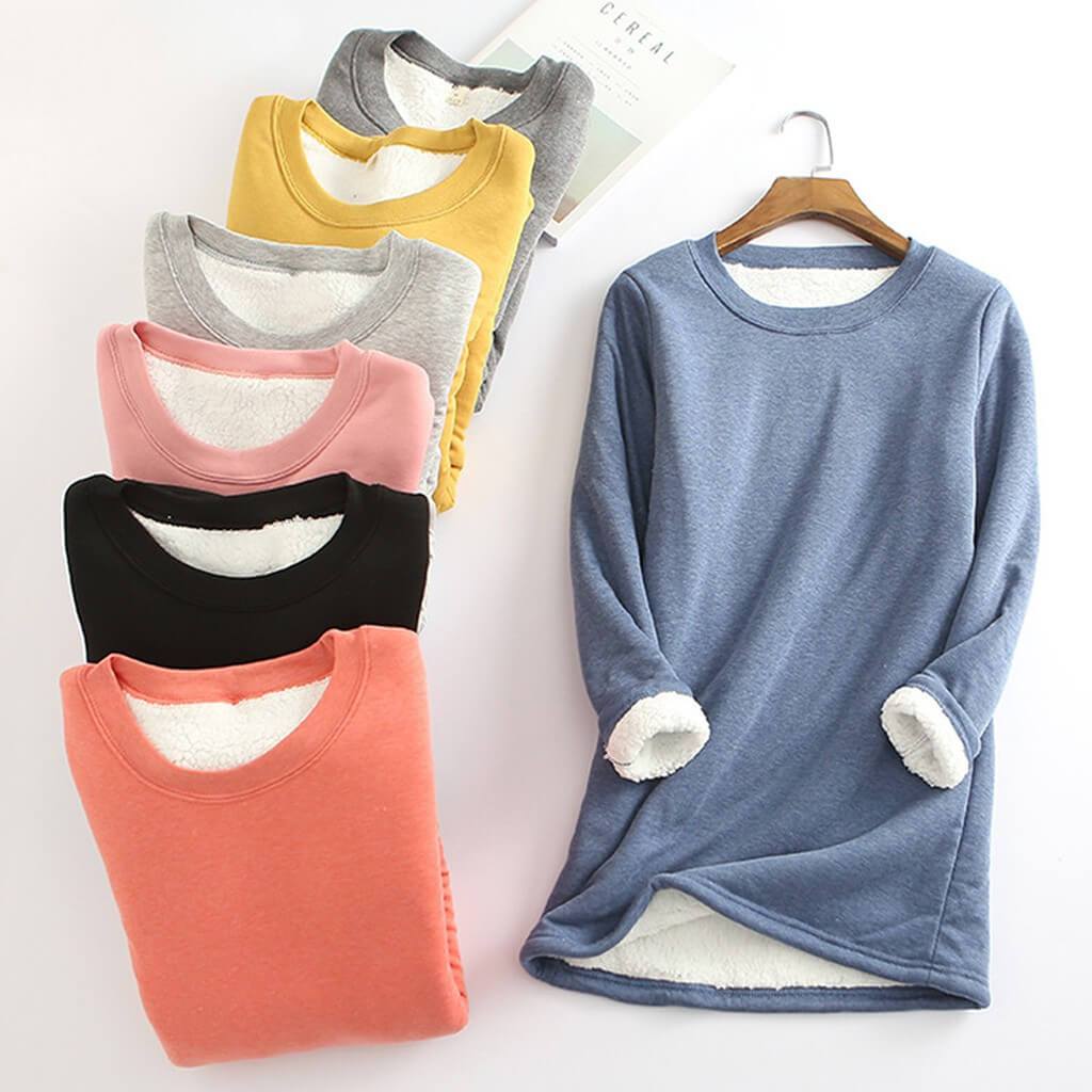 Raelyn Pull Tunic Double Fleece for Women – Soft Cotton Blend with Casual and Warm Fit